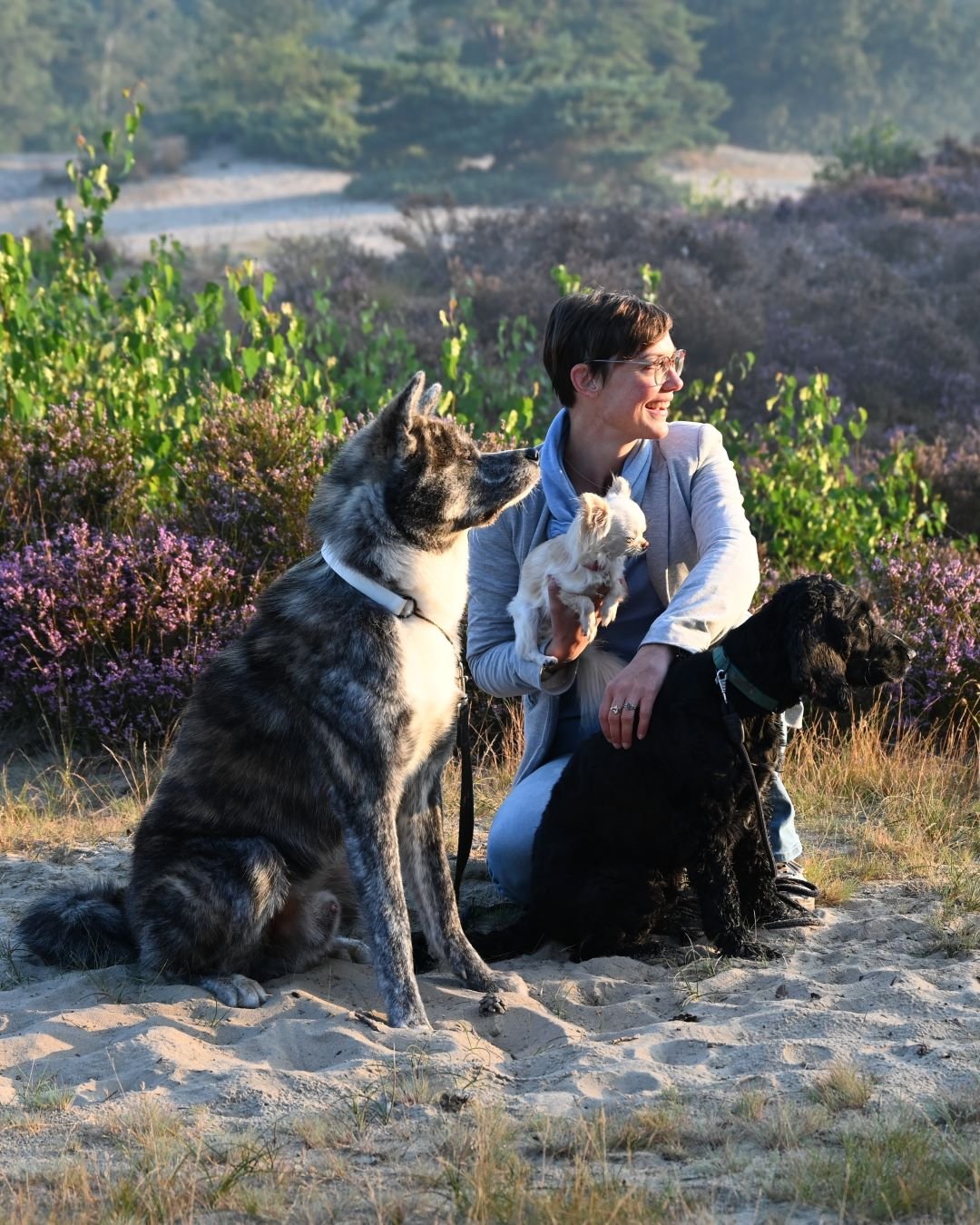 Geleerde Hond - Laura met 3 honden